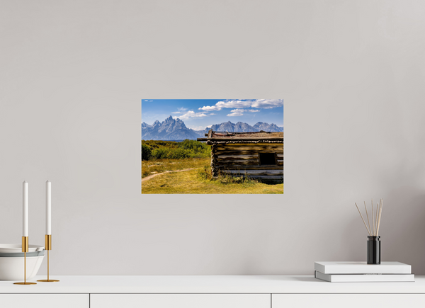15 x 10″, Photo Print On Fuji Crystal DP II Cunningham Cabin, Grand Teton National Park