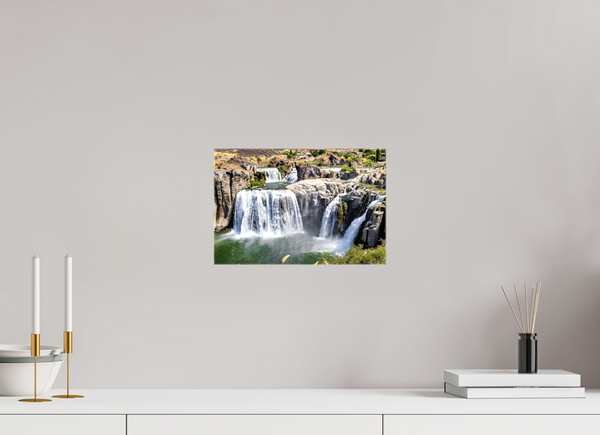 12 x 8″, Canvas with Wrapped Edges, Glossy Shoshone Falls
