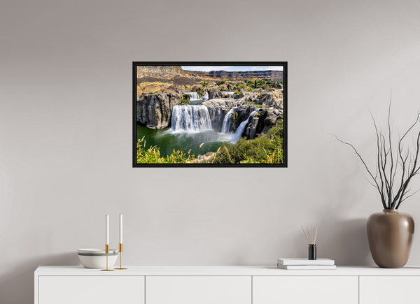 30 x 20″, Floater Frame Shoshone Falls, Idaho