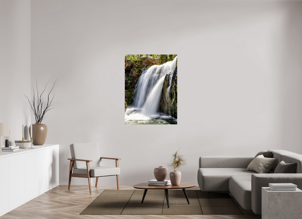 36 x 48″, Photo Print On Fuji Crystal DP II Moose Falls, Yellowstone National Park