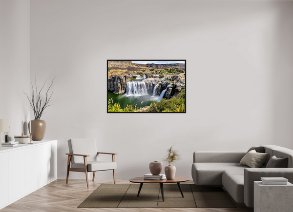 54 x 36″, Floater Frame Shoshone Falls, Idaho