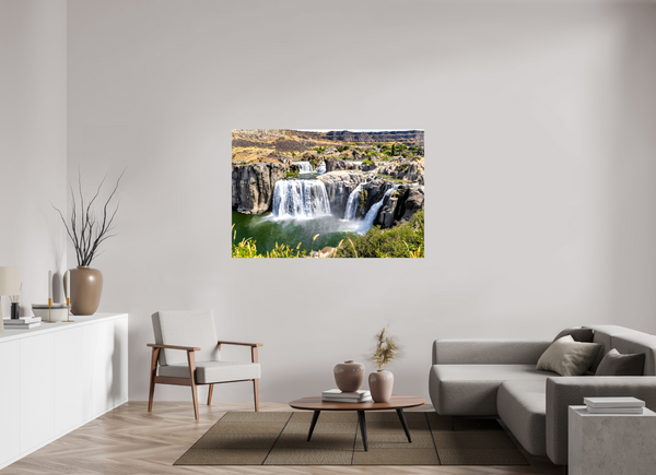 60 x 40″, Canvas with Wrapped Edges, Glossy Shoshone Falls