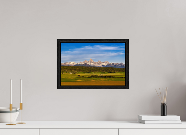 15 x 10″, Floater Frame Teton Range, Idaho side