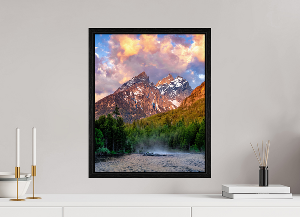 16 x 20″, Floater Frame Teton Range from String Lake, Grand Teton National Park