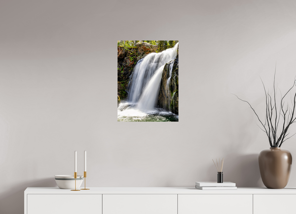 18 x 24″, Photo Print On Fuji Crystal DP II Moose Falls, Yellowstone National Park