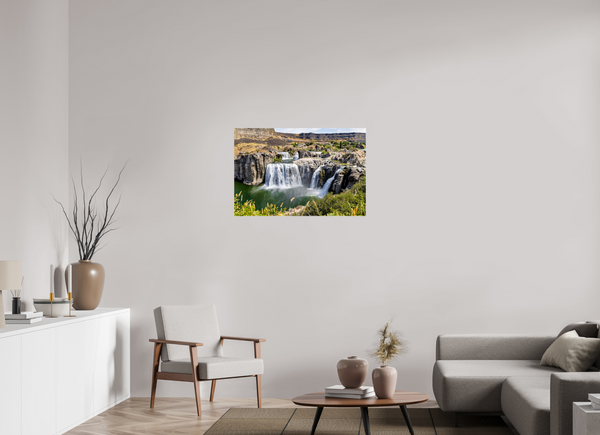 36 x 24″, Photo Print Under Acrylic Glass Shoshone Falls