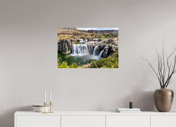30 x 20″, Photo Print Under Acrylic Glass Shoshone Falls