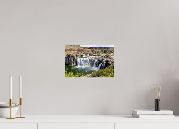 12 x 8″, Photo Print Under Acrylic Glass Shoshone Falls