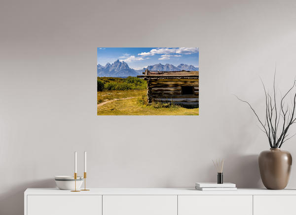 30 x 20″, Photo Print On Fuji Crystal DP II Cunningham Cabin, Grand Teton National Park