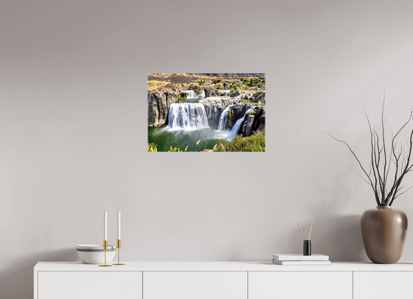 24 x 16″, Canvas with Wrapped Edges, Glossy Shoshone Falls