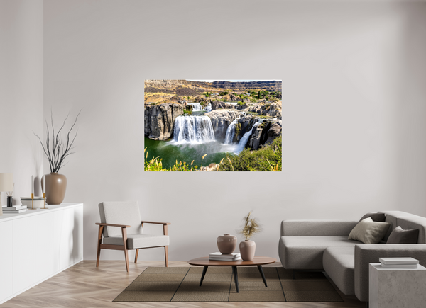 66 x 44″, Canvas with Wrapped Edges, Glossy Shoshone Falls