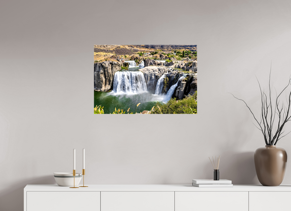 30 x 20″, Canvas with Wrapped Edges, Glossy Shoshone Falls