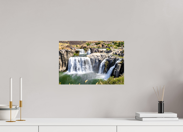15 x 10″, Canvas with Wrapped Edges, Glossy Shoshone Falls