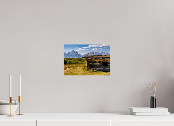 12 x 8″, Photo Print On Fuji Crystal DP II Cunningham Cabin, Grand Teton National Park